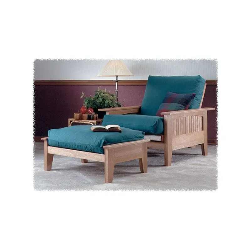 Woodworking Project Paper Plan to Build Futon Chair & Ottoman