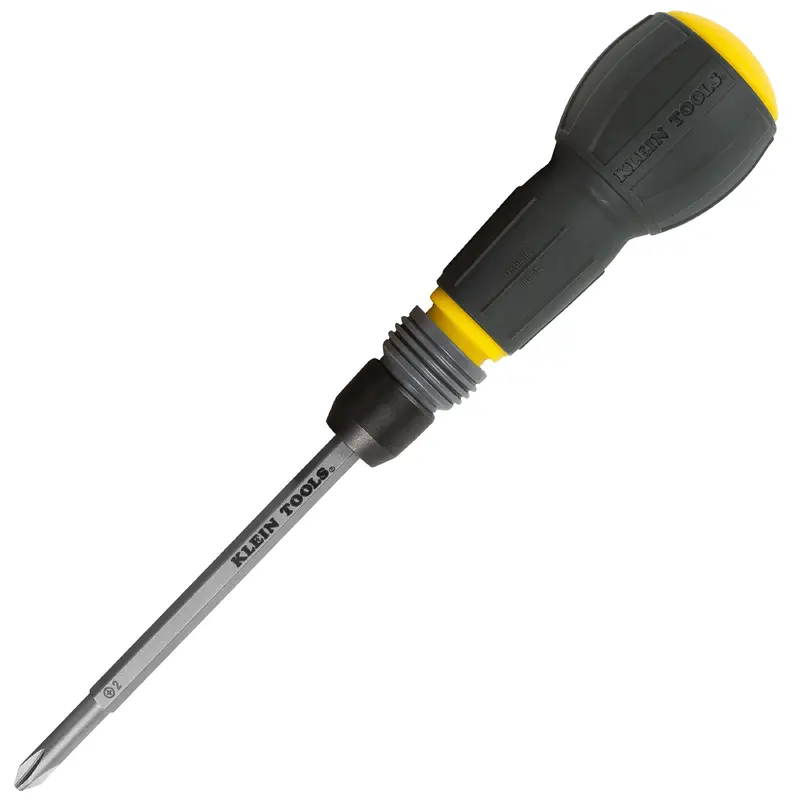 Fastbit Tru-Grip Screwdriver, Phillips, Slotted Bits