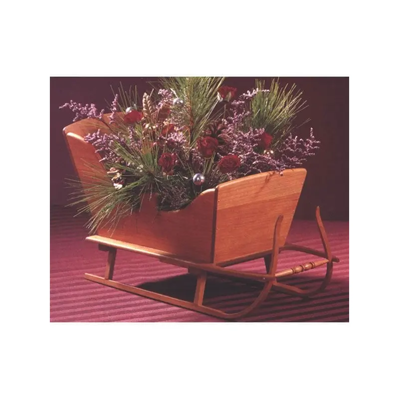 Woodworking Project Paper Plan to Build Vintage Tabletop Sleigh