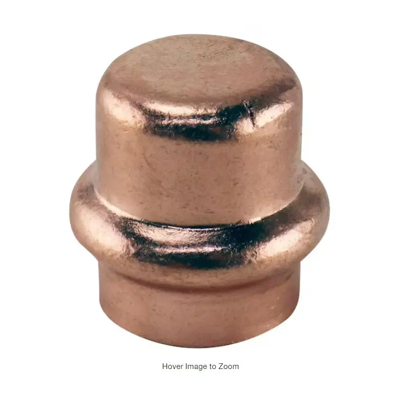 1/2 in. Copper Press Tube Cap