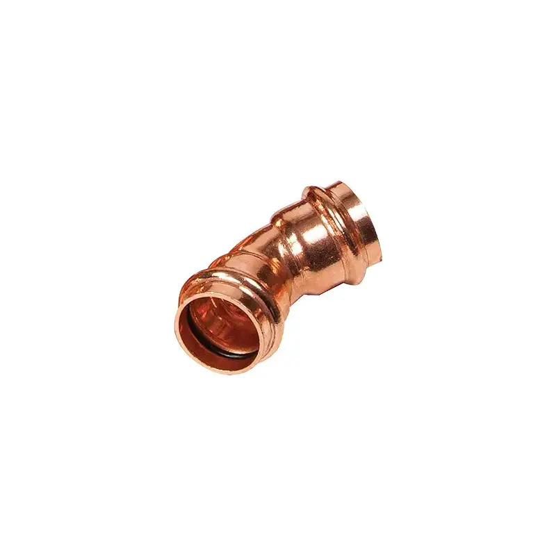 1/2 in. x 1/2 in. Copper 45-degree Press x Press Elbow Fitting
