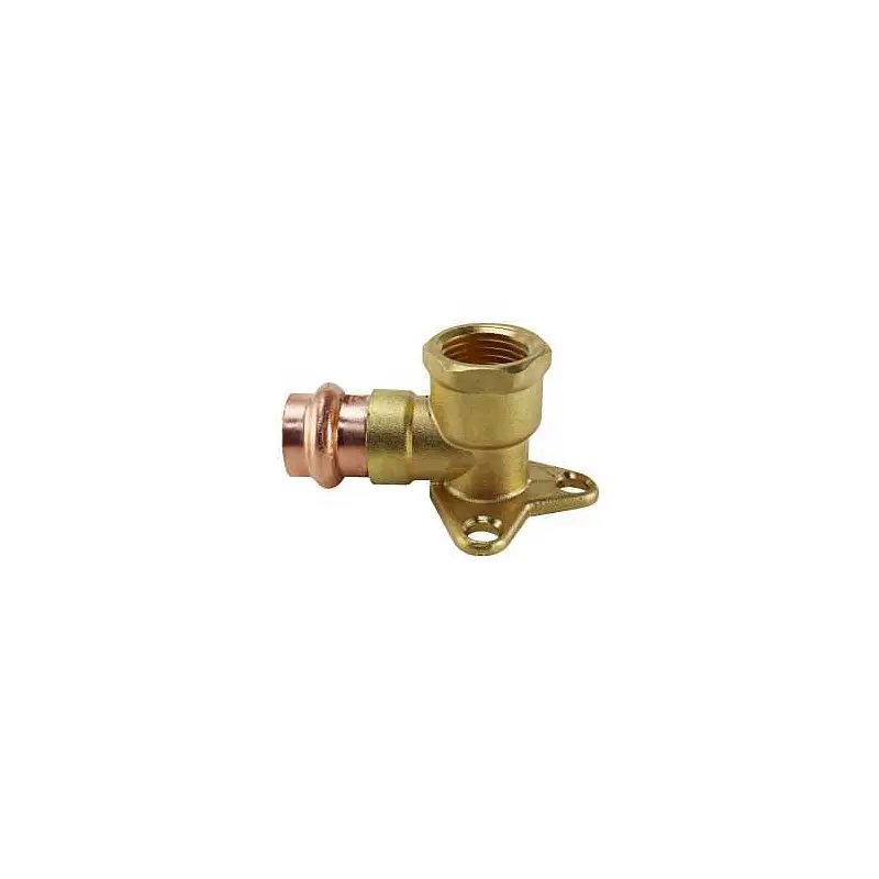 1/2 in. x 1/2 in. Copper 90-degree Press x Brass FPT Drop Elbow Fitting