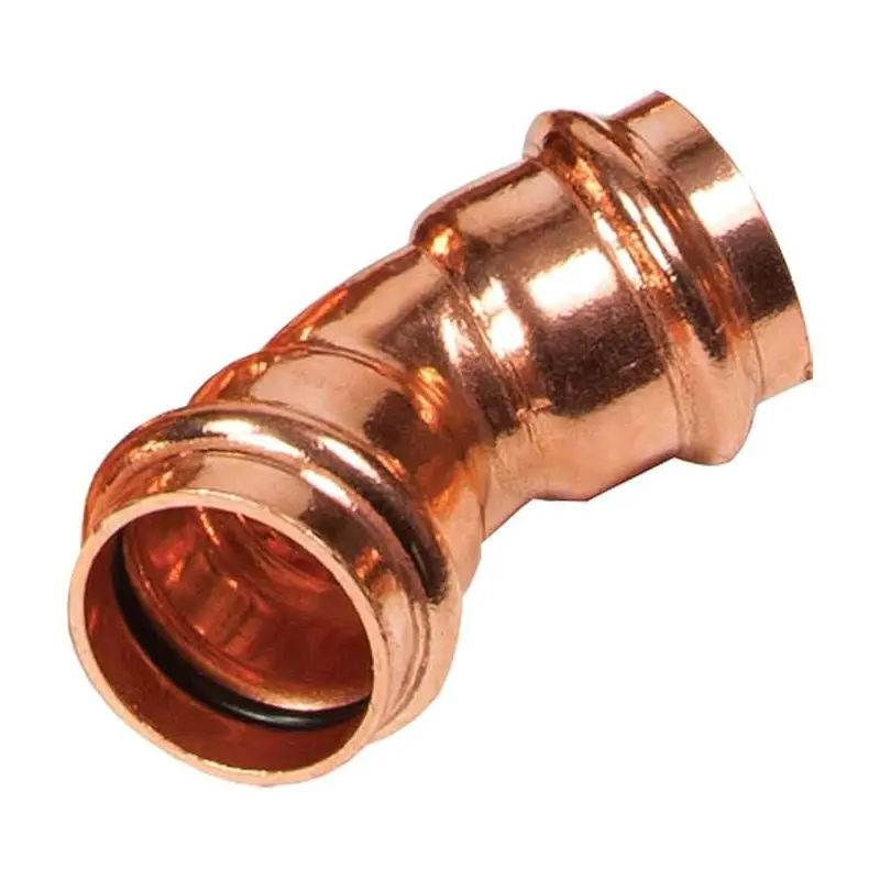 1 in. x 1 in. Copper 45-degree Press x Press Elbow Fitting