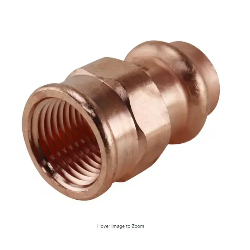 1/2 in. x 1/2 in. Copper Press x FPT Female Adapter