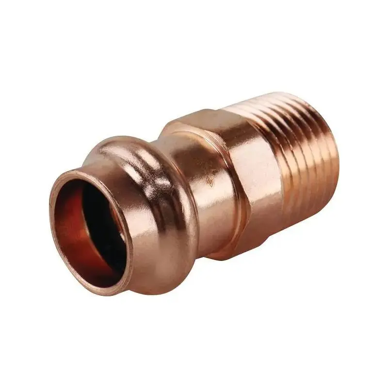 1/2 in. x 1/2 in. Copper Press x MPT Male Adapter