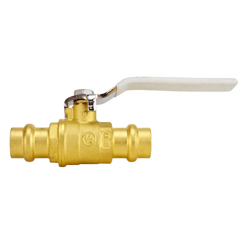 1/2 in. Brass Press x Press Full Port Ball Valve