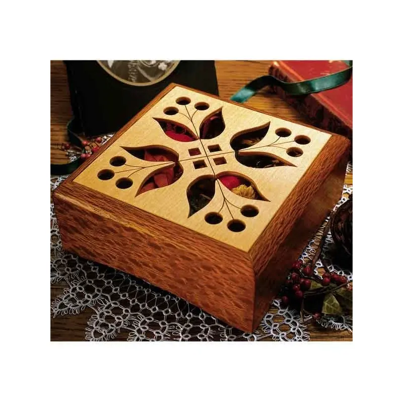 Woodworking Project Paper Plan to Build Potpourri Box