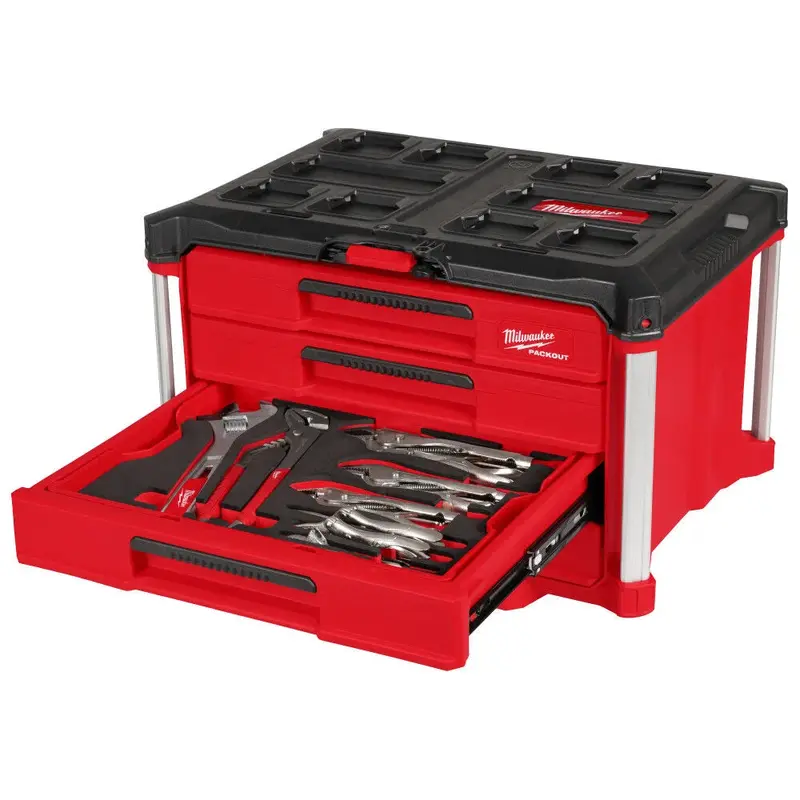 64pc. Hand Tool Set with PACKOUT 4-Drawer Tool Box