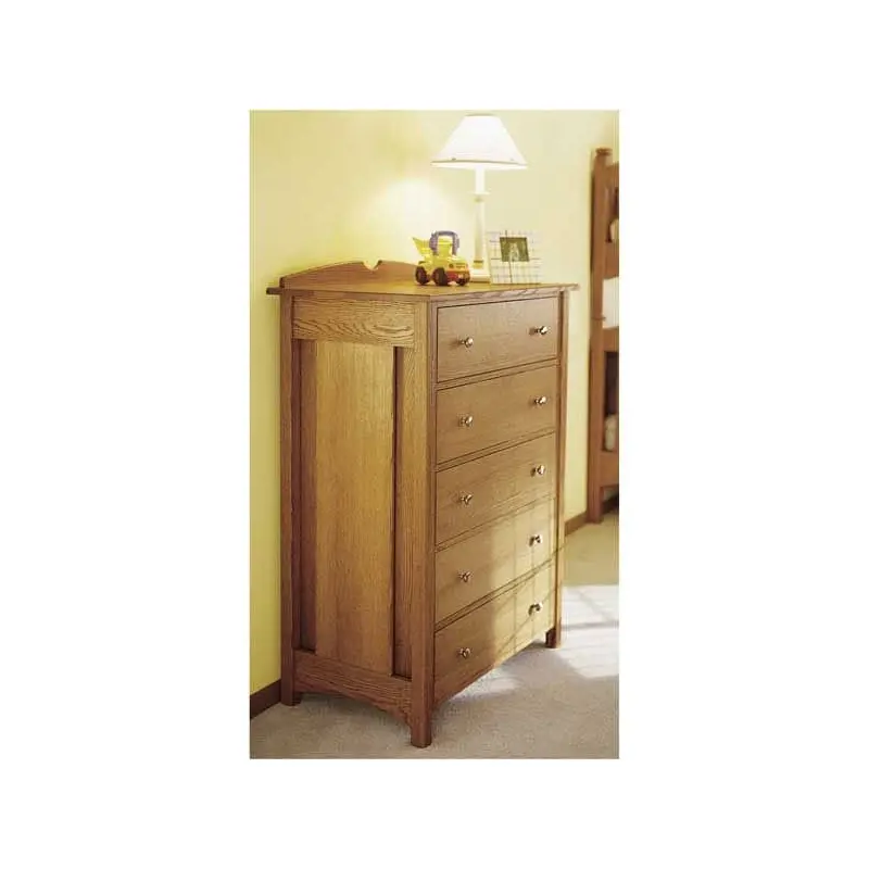 Woodworking Project Paper Plan to Build Kid's Oak Dresser