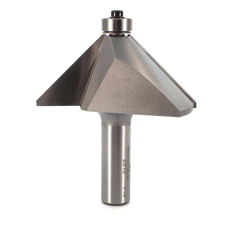 2310 Chamfer Router Bit 1/2" SH 1-1/2" CL X 1-1/16" CH 3" OL