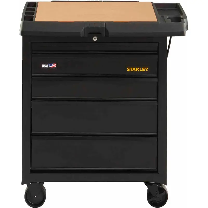 STANLEY 100 Series 31 in. 5-Drawer Mobile Workbench