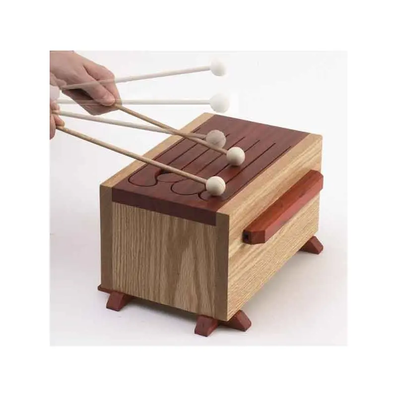 Woodworking Project Paper Plan to Build Tone-of-Fun Tongue Drum
