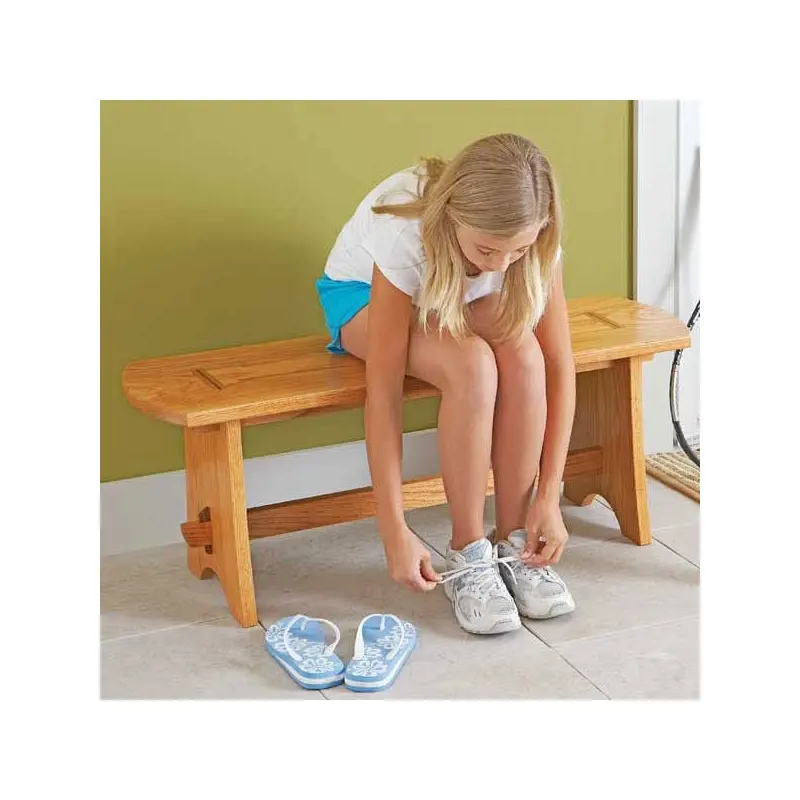 Woodworking Project Paper Plan to Build Wedge-Tenon Bench