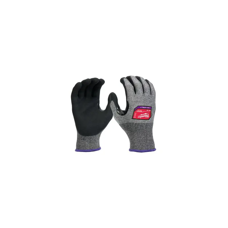 Large High Dexterity Cut 7 Resistant Polyurethane Dipped Outdoor & Work Gloves