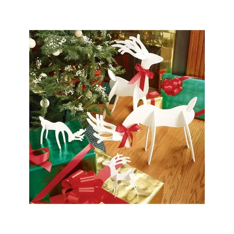 Woodworking Project Paper Plan to Build Medium & Tabletop Sized Reindeer