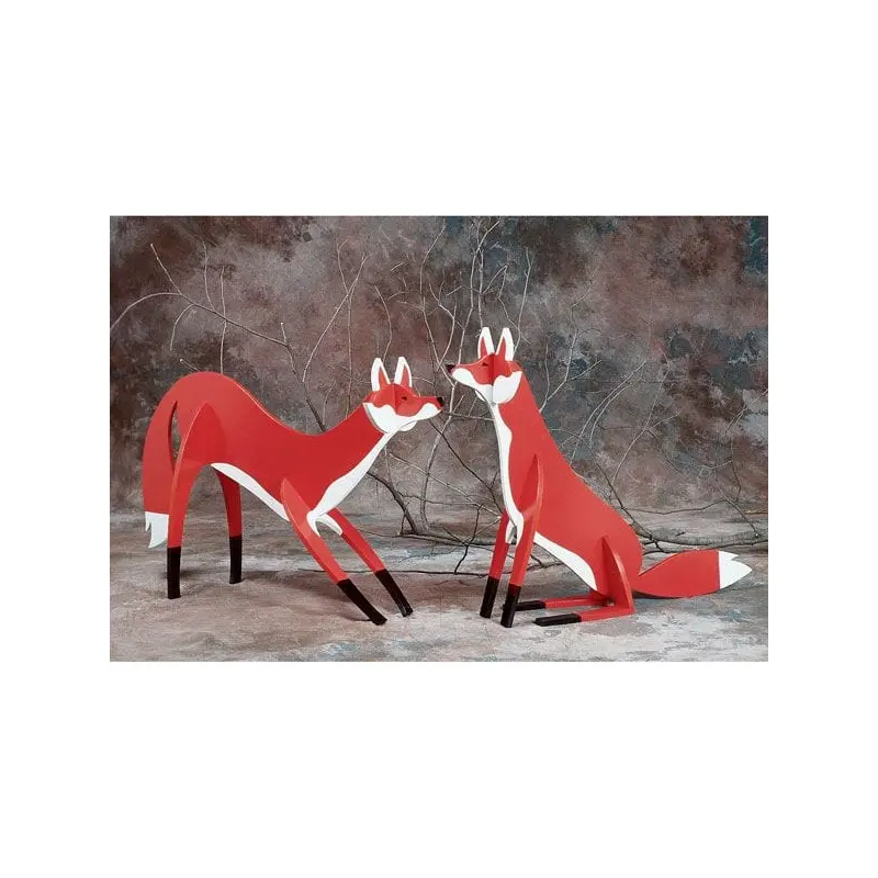 Woodworking Project Paper Plan to Build Front Yard Foxes