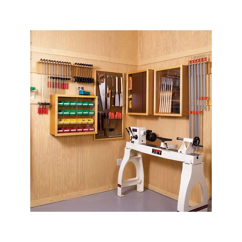 Woodworking Project Paper Plan to Build Super-Flexible Shop Storage