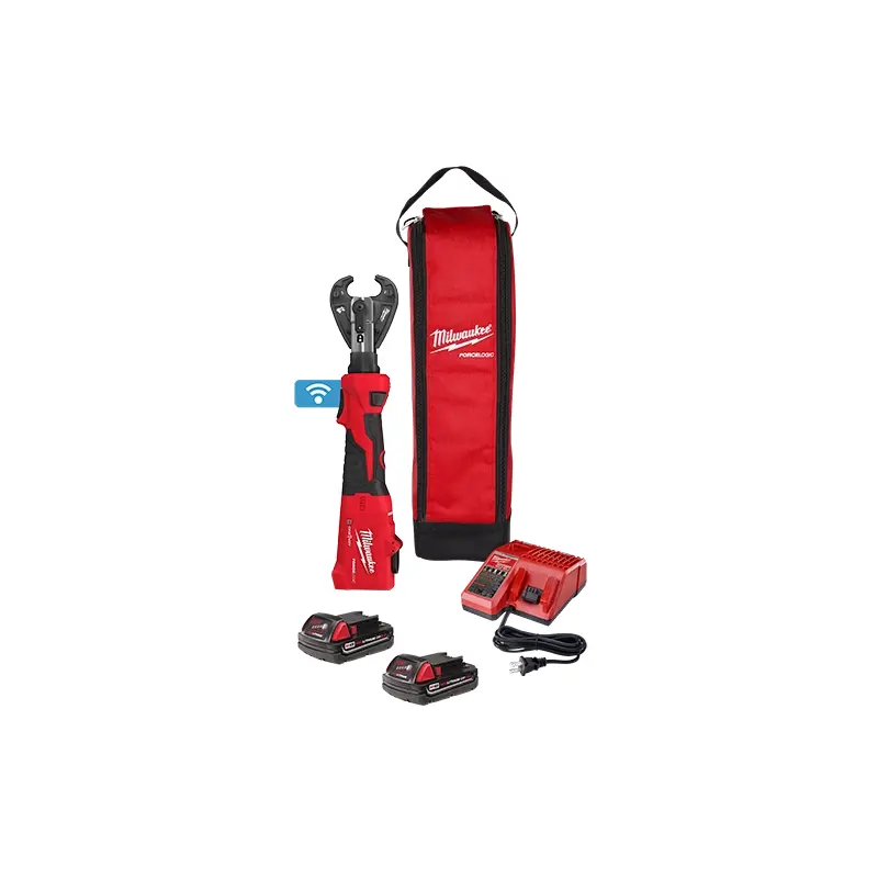 M18 FORCE LOGIC 6T Linear Utility Crimper Kit w/ Snub Nose Jaw