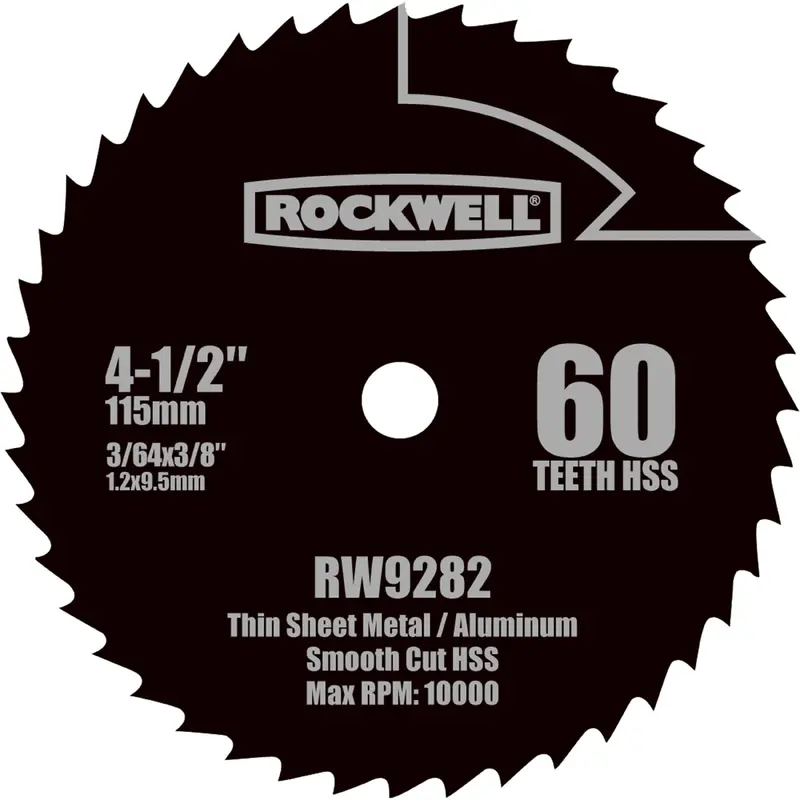 4-1/2"  Compact HSS Circular Saw Blade, Model RW9282