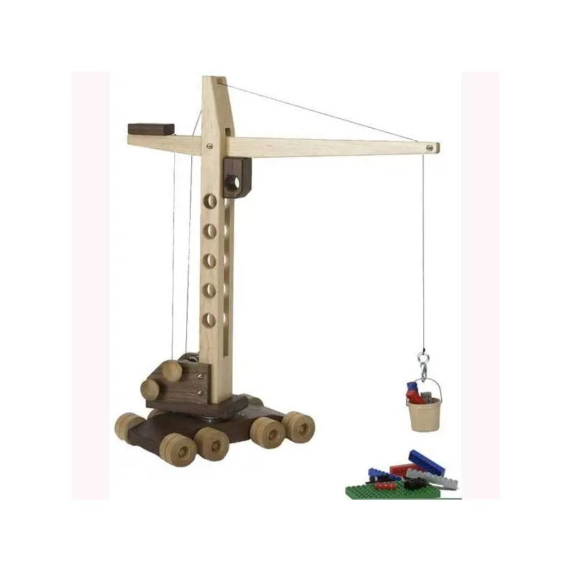 Woodworking Project Paper Plan to Build Contractor Grade Mobile Crane Toy