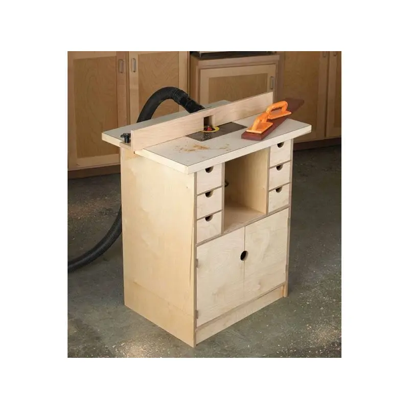 Woodworking Project Paper Plan to Build Router Table and Organizer