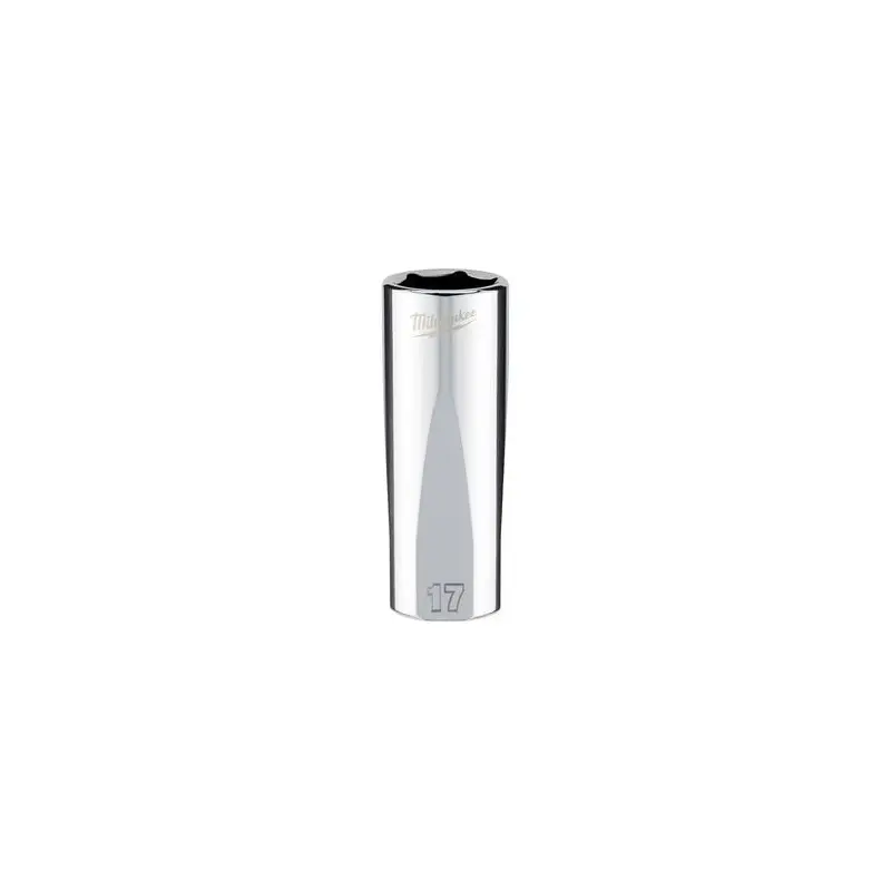 3/8 in. Drive 17mm Metric 6-Point Deep Socket
