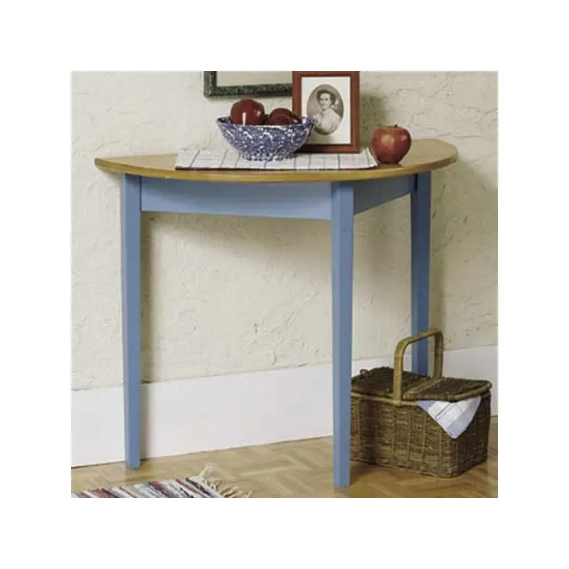 Woodworking Project Paper Plan to Build Half-Round Table