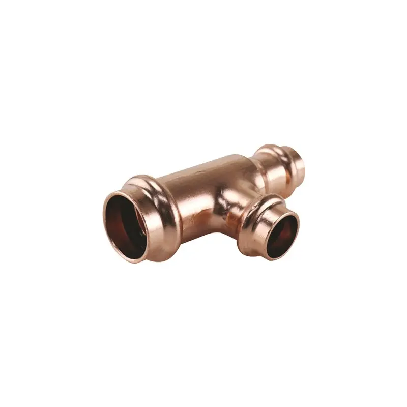 3/4 in. x 1/2 in. x 1/2 in. Copper Press Reducing Tee Fitting