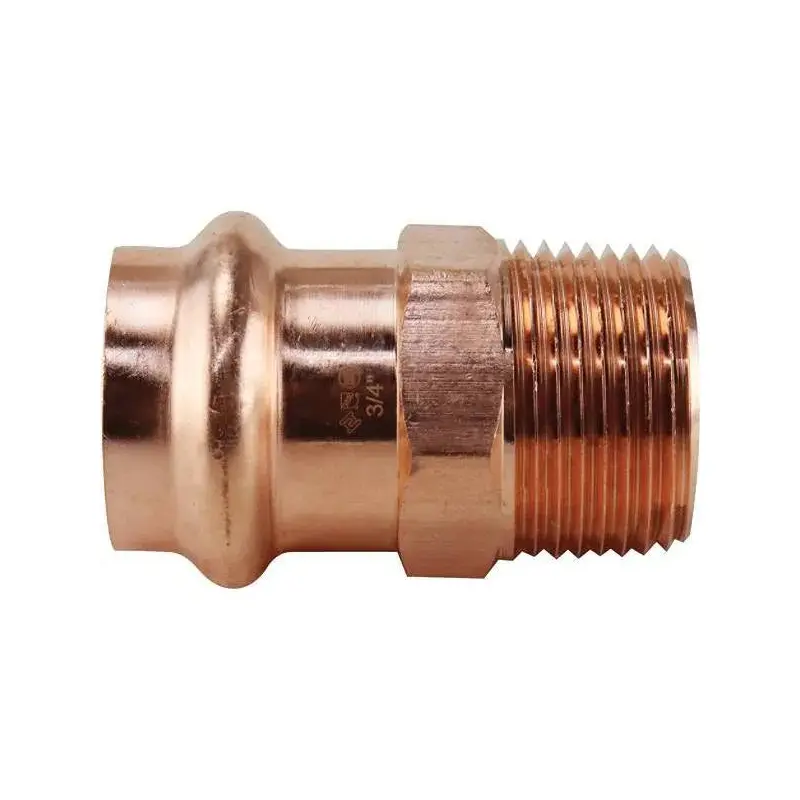 3/4 in. x 3/4 in. Copper Press x MPT Male Adapter