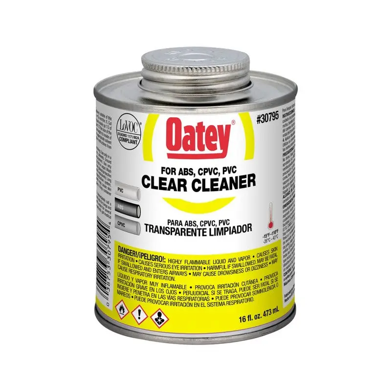 Oatey Clear Cleaner 16oz.