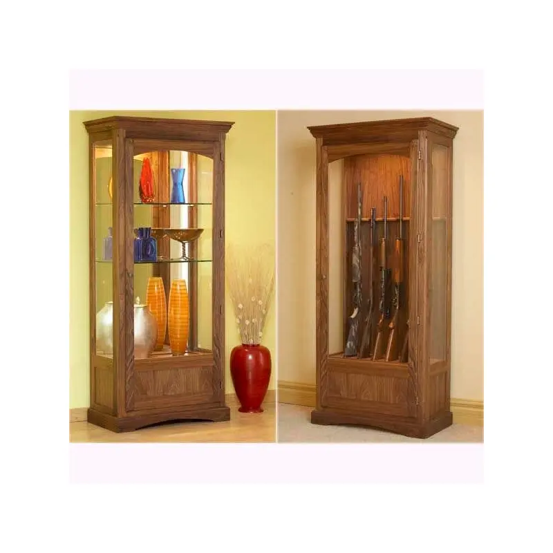 Woodworking Project Paper Plan to Build Convertible Display and Gun Cabinet
