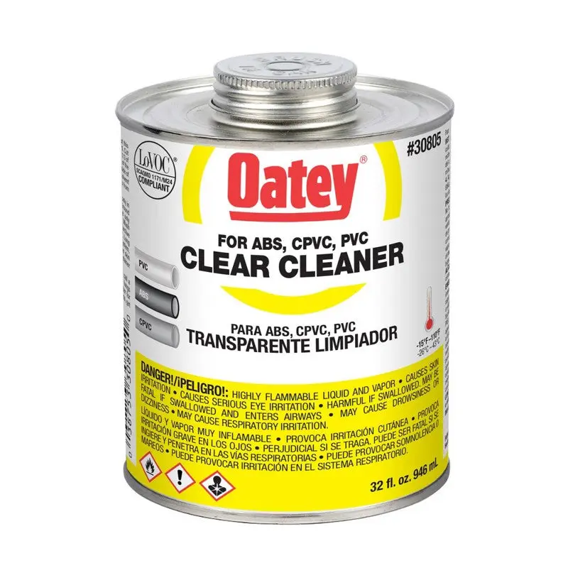 Oatey Clear Cleaner 32oz.
