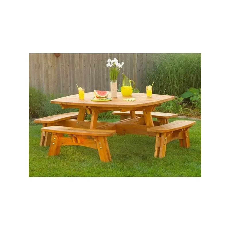 Woodworking Project Paper Plan to Build Fun-in-the-Sun Picnic Table