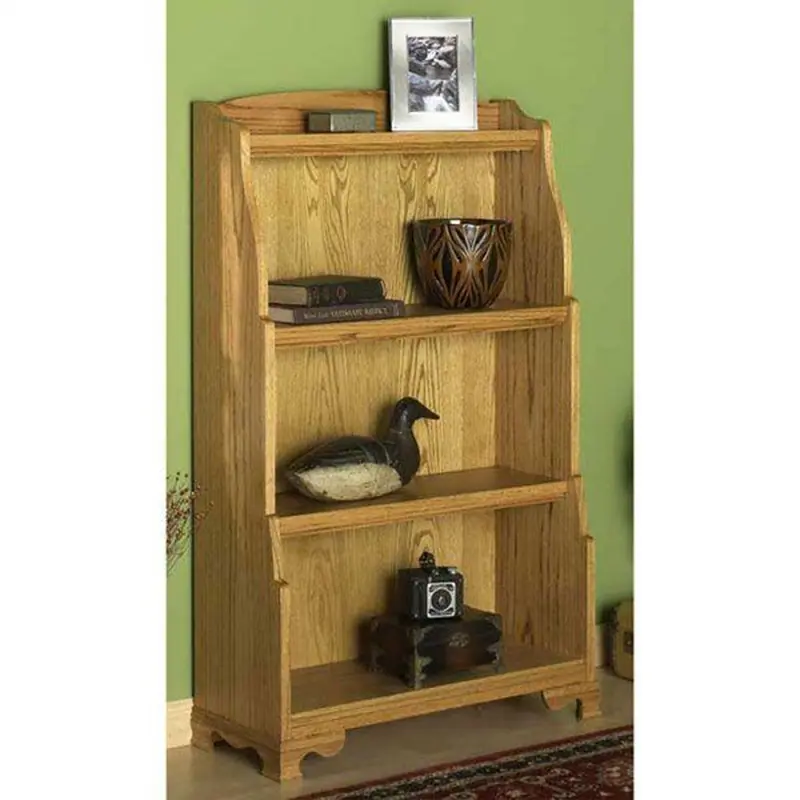 Downloadable Woodworking Project Plan to Build Solid Oak Bookcase