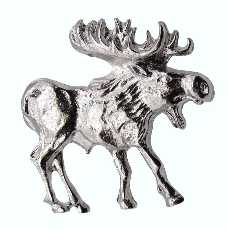 Walking Moose Pull, Right, Nickel, Model 183N