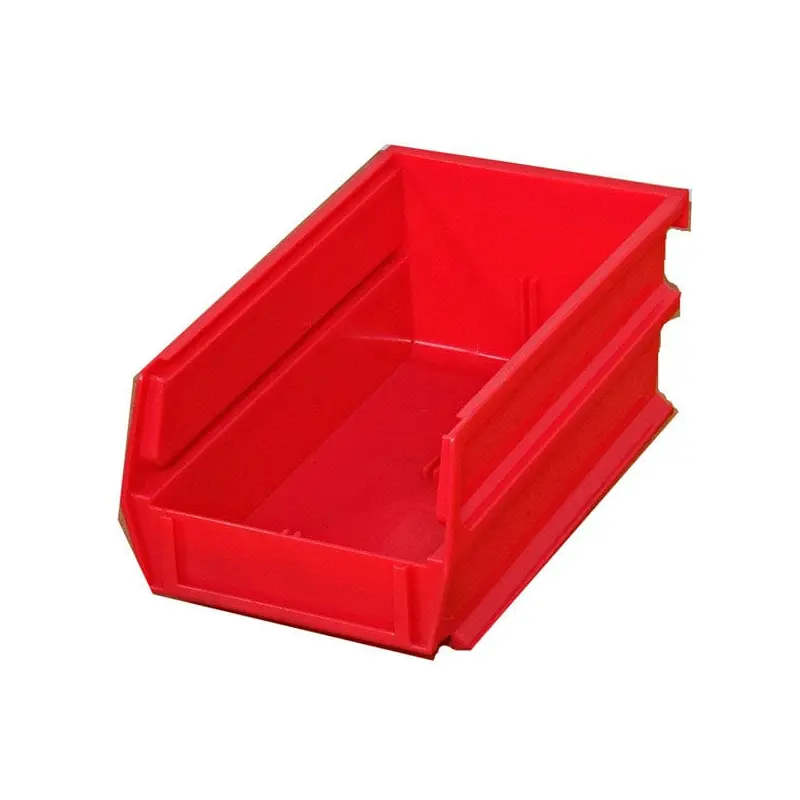 Red Stacking, Hanging, Interlocking Bins, 10 Ct