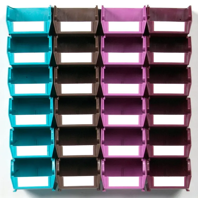 Multi-Colored 26 PC Wall Storage Unit - Small