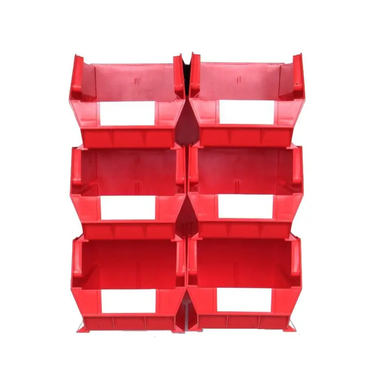 Red 8 PC Wall Storage Unit - Extra Large