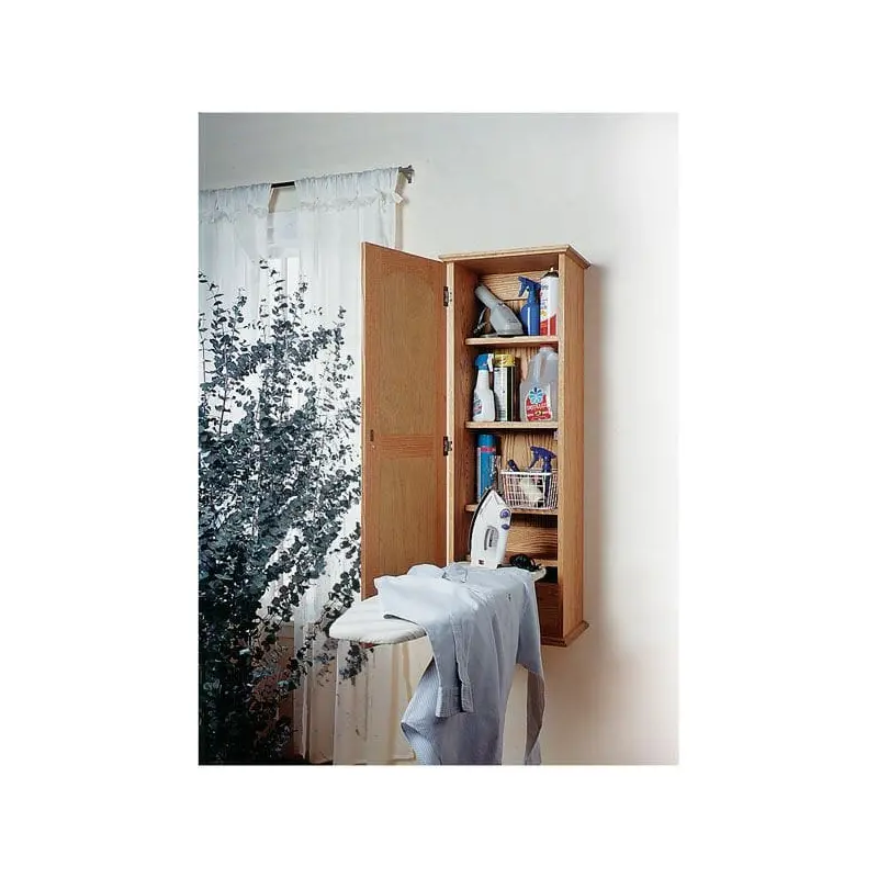 Woodworking Project Paper Plan to Build Ironing-Board Hideaway