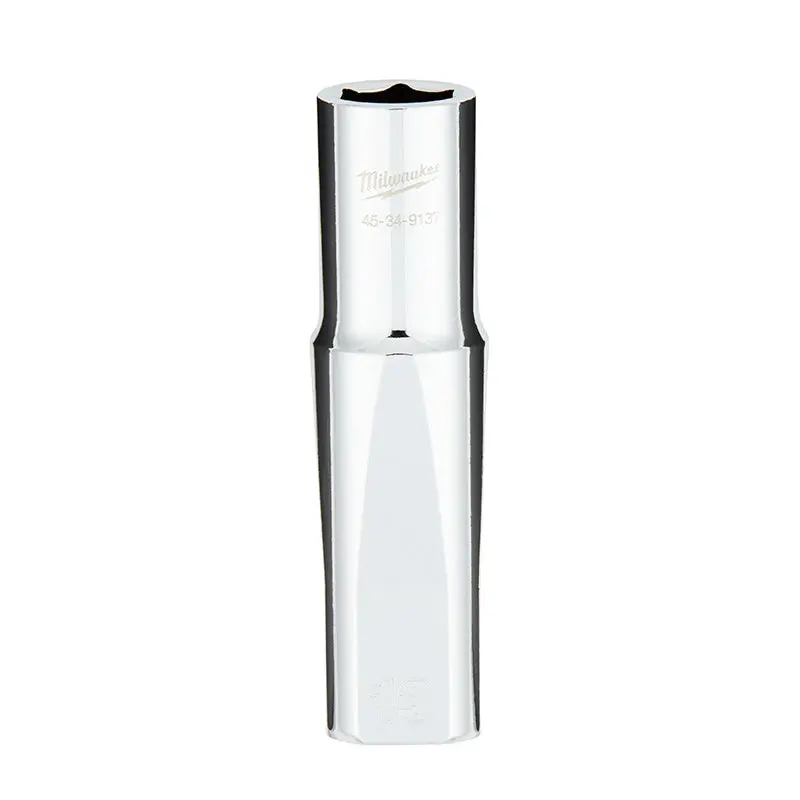 1/2 in. Drive 13MM Metric 6-Point Deep Socket with FOUR FLAT Sides