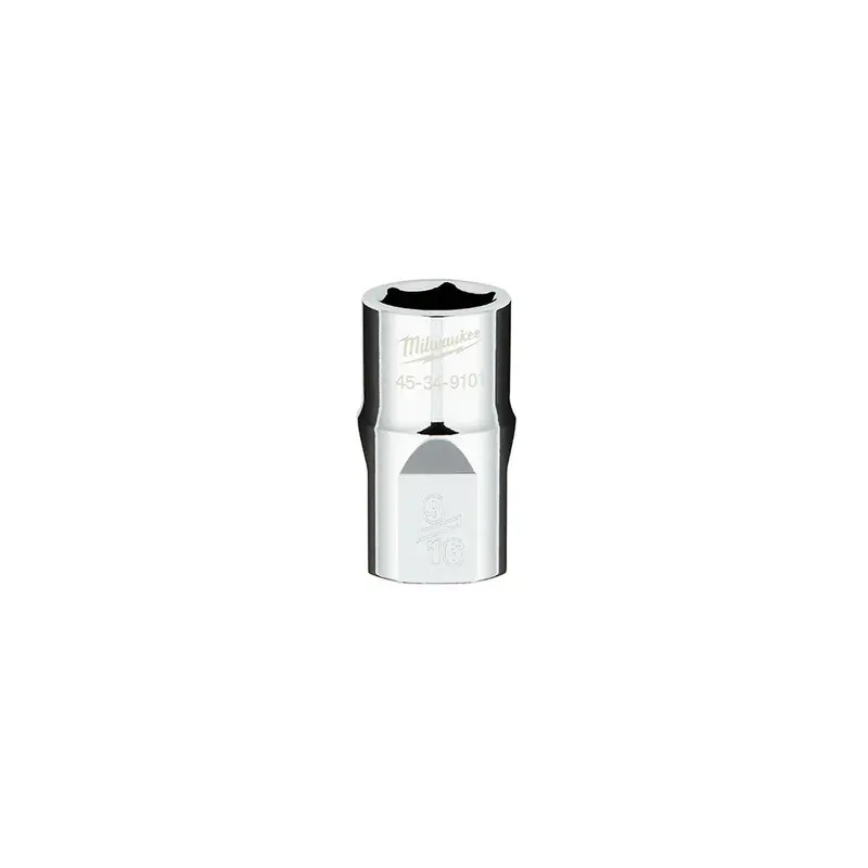 1/2 in. Drive 9/16 in. SAE 6-Point Socket with FOUR FLAT Sides