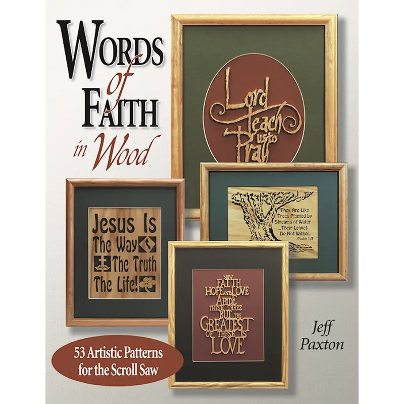 Words of Faith in Wood