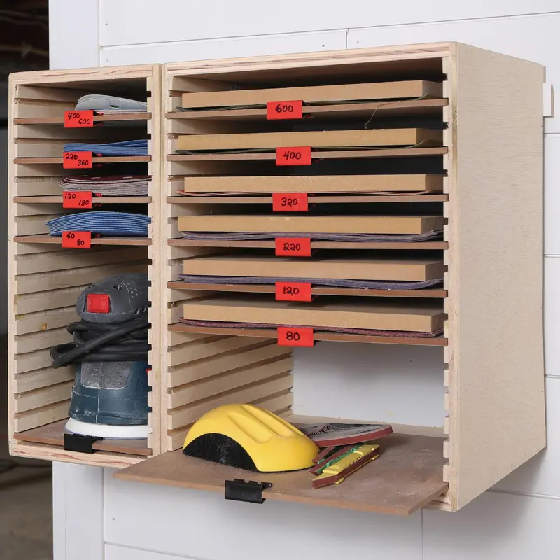Sanding Storage Center Downloadable Plan