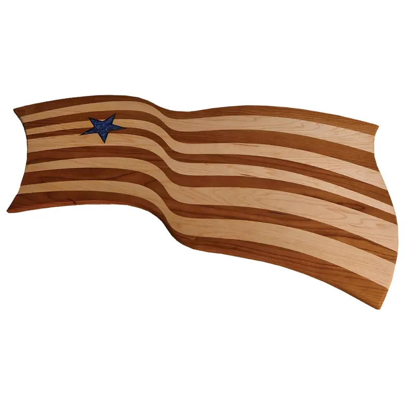 Flag Cutting Board Downloadable Plan