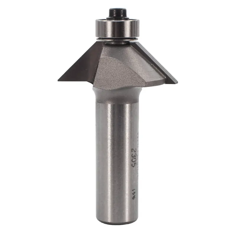 2305 Chamfer Router Bit 1/2" SH 5/8" CL X 7/16" CH 2-1/4" OL