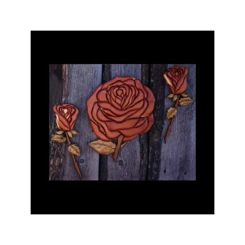 Roses Intarsia Pattern