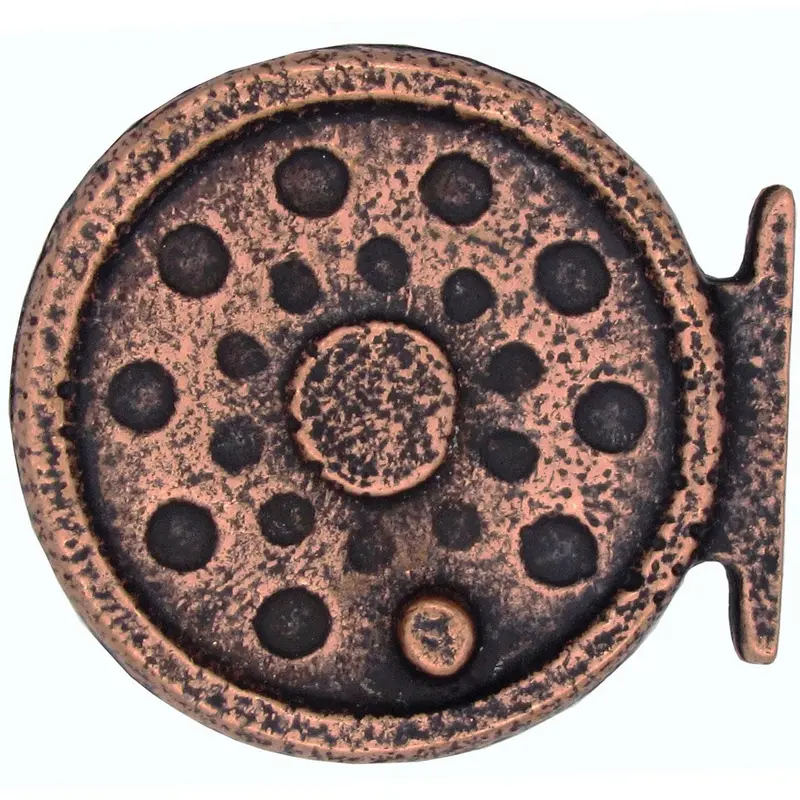 Fly Fishing Reel Pull, Antique Copper, Model 298AC
