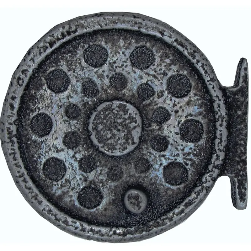 Fly Fishing Reel Pull, Pewter, Model 298P