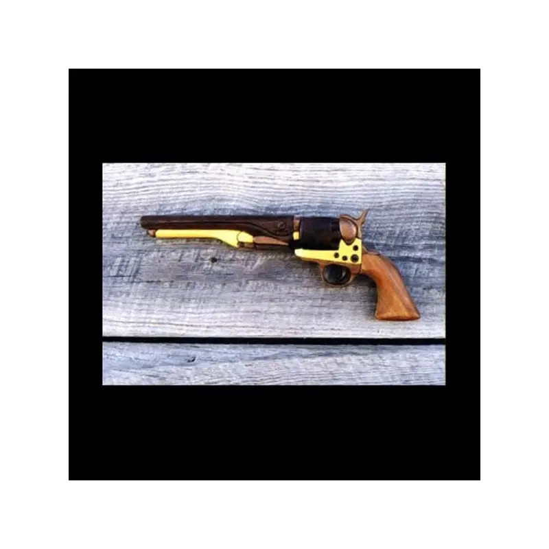 Navy Steel Revolver Intarsia Pattern