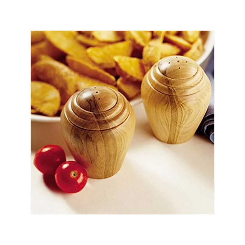 Woodworking Project Paper Plan to Build Turned Salt & Pepper Shakers